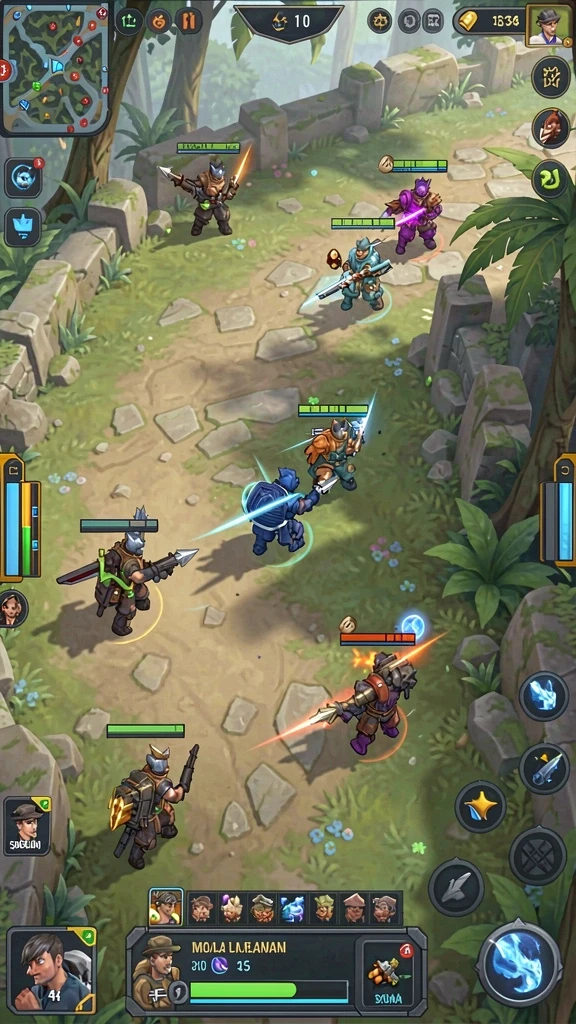 6rt - Screenshot menunjukkan fitur multiplayer dengan teman-teman.