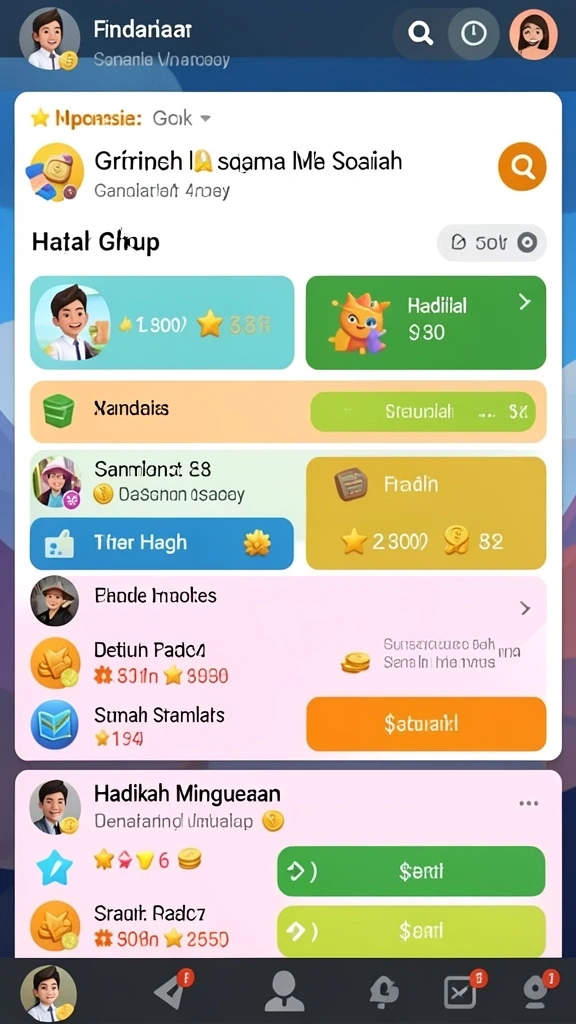 haya777 - Ilustrasi karakter menarik dalam game HAYA777.