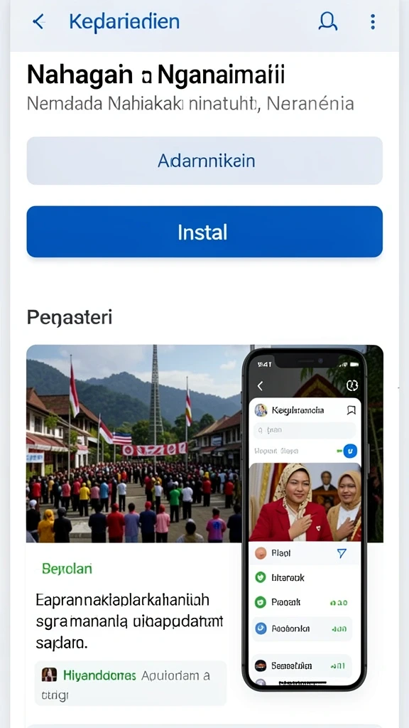 ind777 - Tampilan antarmuka pengguna yang menarik dan intuitif.
