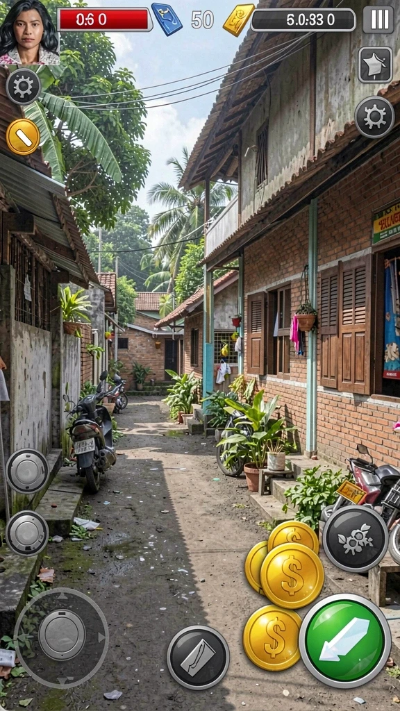 joss777 - Tampilan antarmuka yang bersih dan sederhana.